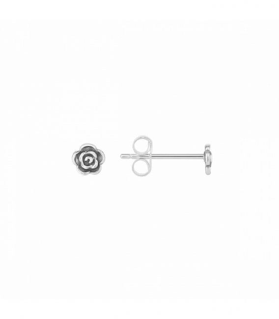 Boucles d'oreilles Argent Fleur 3.5mm Prix Paire