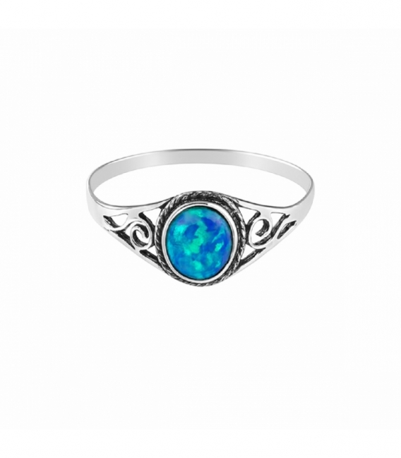 Anillo Opalo Azul