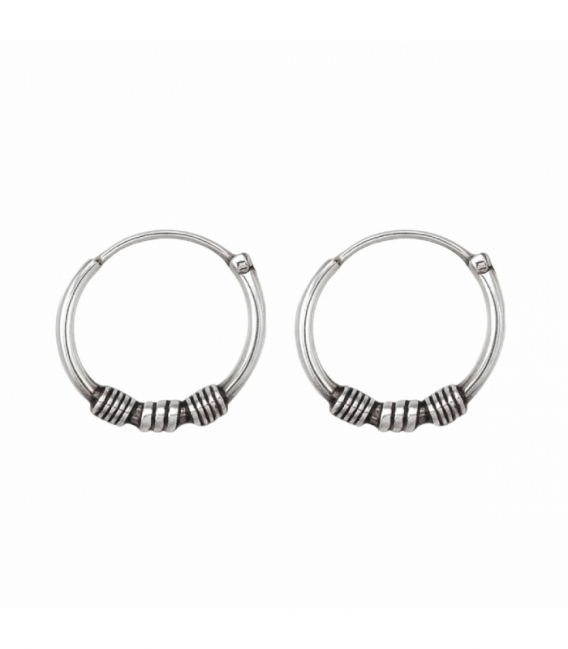 Aro Plata Labrado 12 X 1.2mm Precio Par