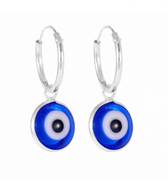 Aro Plata12mm con Ojo Turco