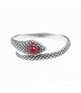 Anillo Plata Serpiente 180