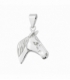 Colgante Plata Cabeza de Caballo 17mm