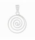 Colgante Plata Espiral Ø17mm