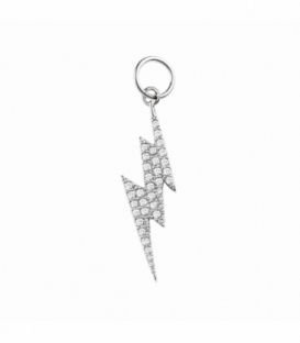Colgante Plata Rayo Circonitas 2,20cm