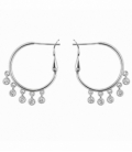 Aro Plata Rodiada 20mm Circonitas