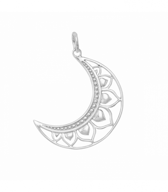 Colgante Plata Luna 28mm
