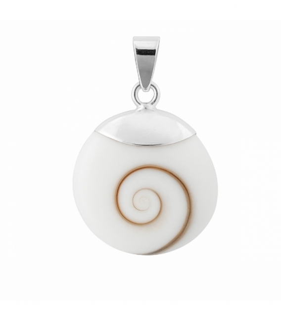 Colgante Plata Ojo Shiva Ø18mm