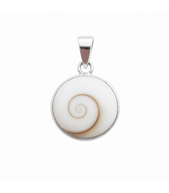 Colgante Plata Ojo Shiva 12mm