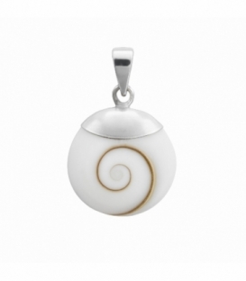Colgante Plata Ojo Shiva 16mm