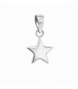 Colgante Plata Estrella 13mm