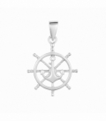 Pendentif Argent Gouvernail 16mm