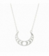 Gargantilla Plata Fases Luna 40+3,5cm