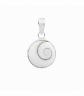 Pendentif Argent Oeil de Shiva 10mm