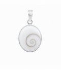 Pendentif Argent Oeil de Shiva 15mm
