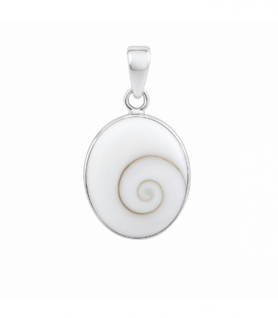 Colgante Plata Ojo Shiva 15mm