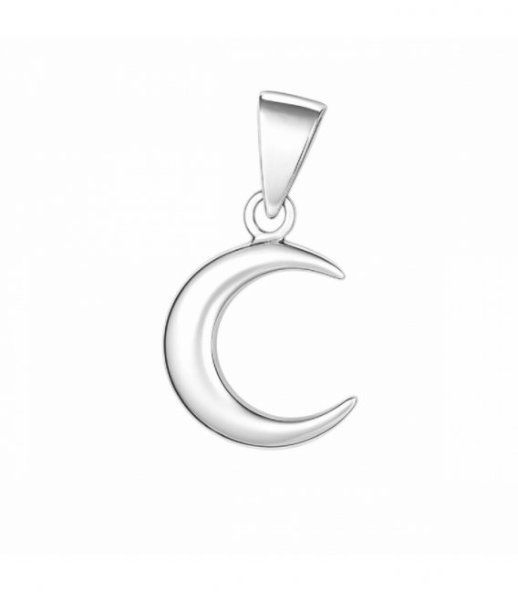 Colgante Plata Luna 13mm