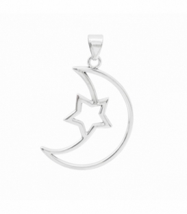 Colgante Luna Estrella 30mm