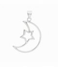 Colgante Luna Estrella 30mm