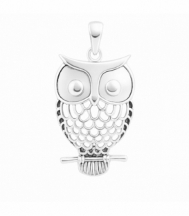 Pendentif Argent Hibou 28mm