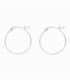 Boucles d'oreilles Argent Lisse 1.2mm Prix Paire