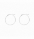 Boucles d'oreilles Argent Lisse 1.2mm Prix Paire