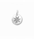 Pendentif Argent Soleil Ø8mm