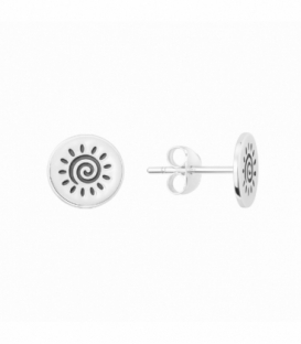 Boucles d'oreilles Argent Soeil Ø8mm Prix Paire