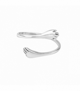 Anillo Plata Abrazo