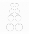 Aro Piercing Plata Bola Ø2mm Precio par