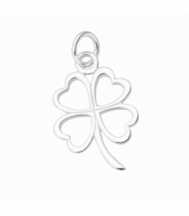 Colgante Plata Trebol 23mm