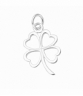 Colgante Plata Trebol 23mm