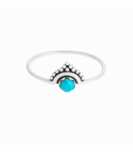 Anillo Plata Turquesa 64