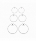 Aro Piercing Plata Bola 3mm. Precio par
