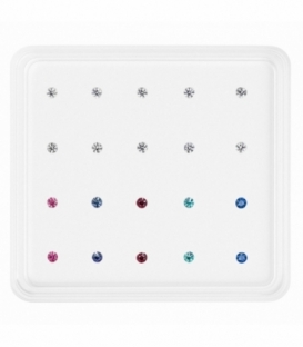 Nez Tige Brillant 1.5mm Couleur