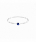 Bague Zirconium Bleue 609-2