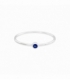 Anillo Plata Circonita Azul 609-2