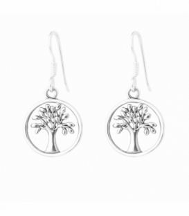 Pendiente Plata Arbol Vida. Precio Par