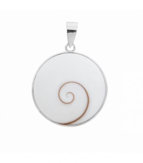 Colgante Plata Ojo Shiva 24mm