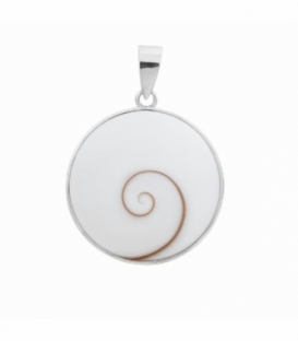 Colgante Plata Ojo Shiva 24mm