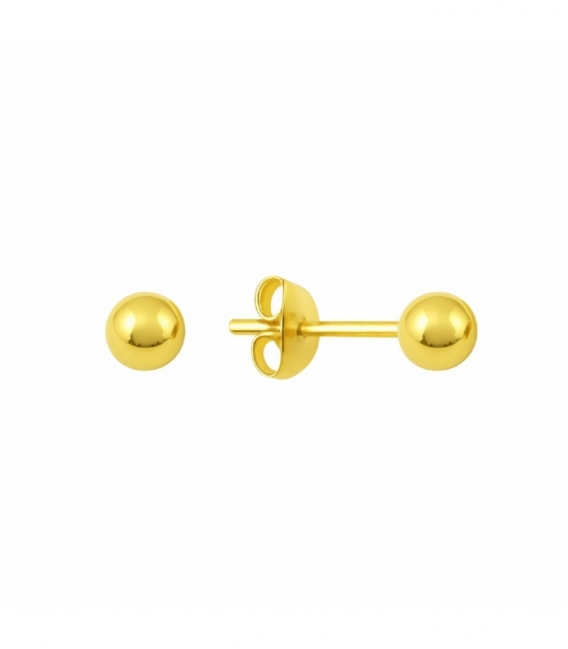 Boucles d'Oreilles Argent Boule Recouverte. Prix paire