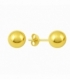 Boucles d'Oreilles Argent Boule Recouverte. Prix paire