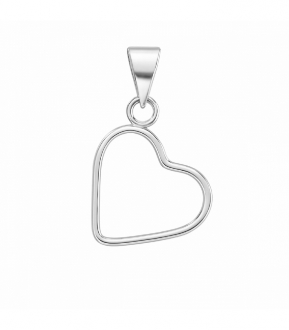 Colgante Plata Corazon 11mm