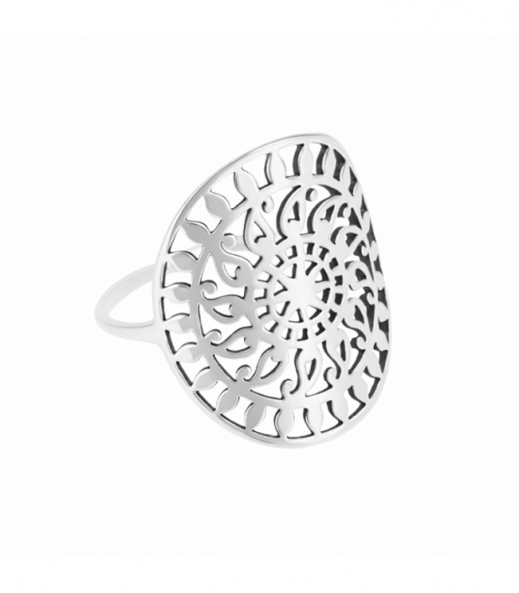 Anillo Plata Mandala