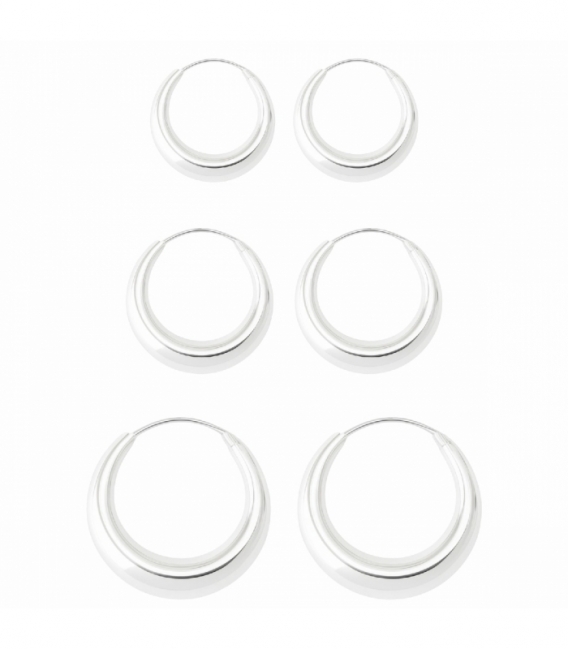 Aro Plata Pirata Precio Par