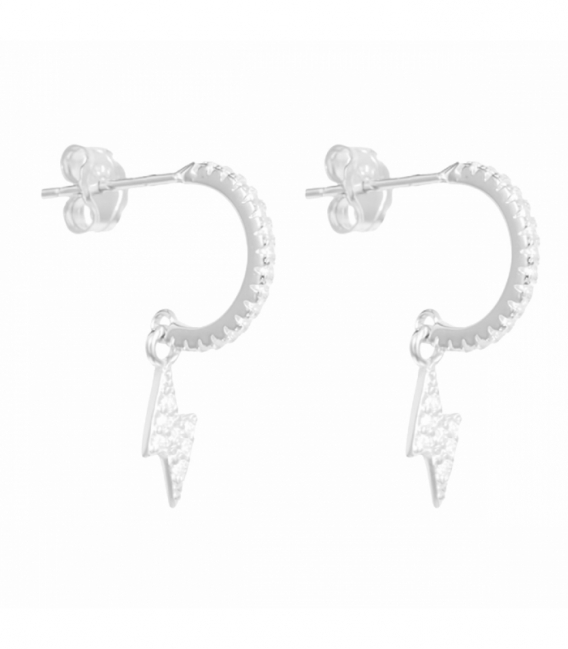 Aro Plata con Rayo Circonitas