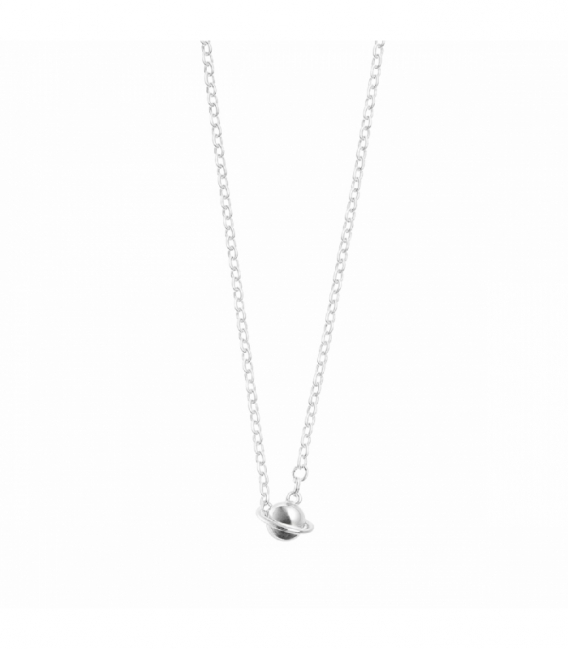 Gargantilla Plata Planeta 46cm Regulable