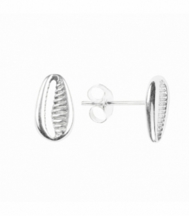 Pendiente Plata Concha Precio Par