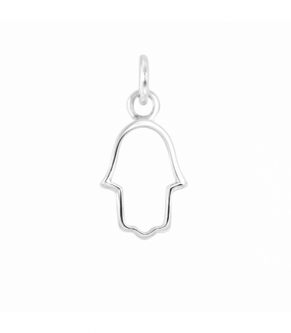 Colgante Plata Mano de Fatima 12mm