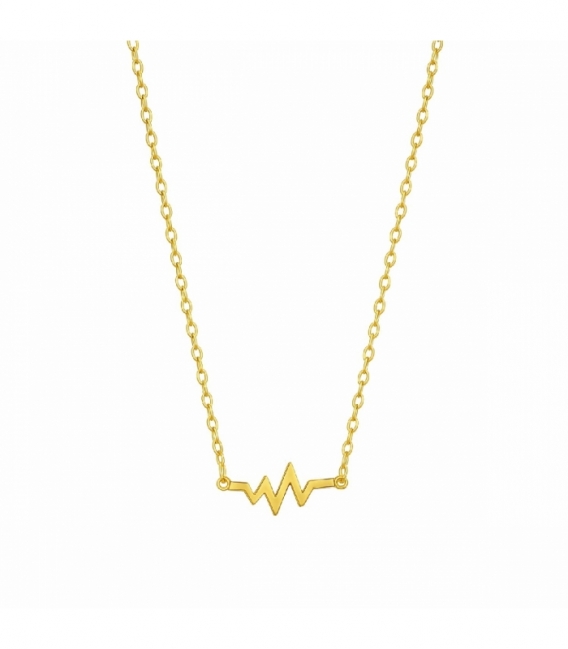 Gargantilla Plata Electro Bañada