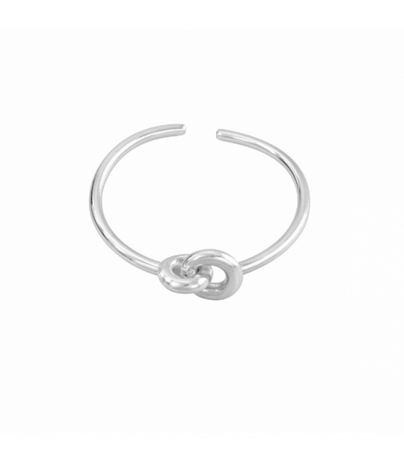 Bague Argent Cercles Entrelacés 6.3mm